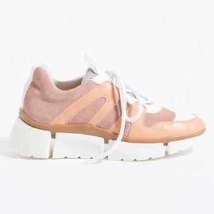 Anthropologie Riley Platform Hiker Sneaker New